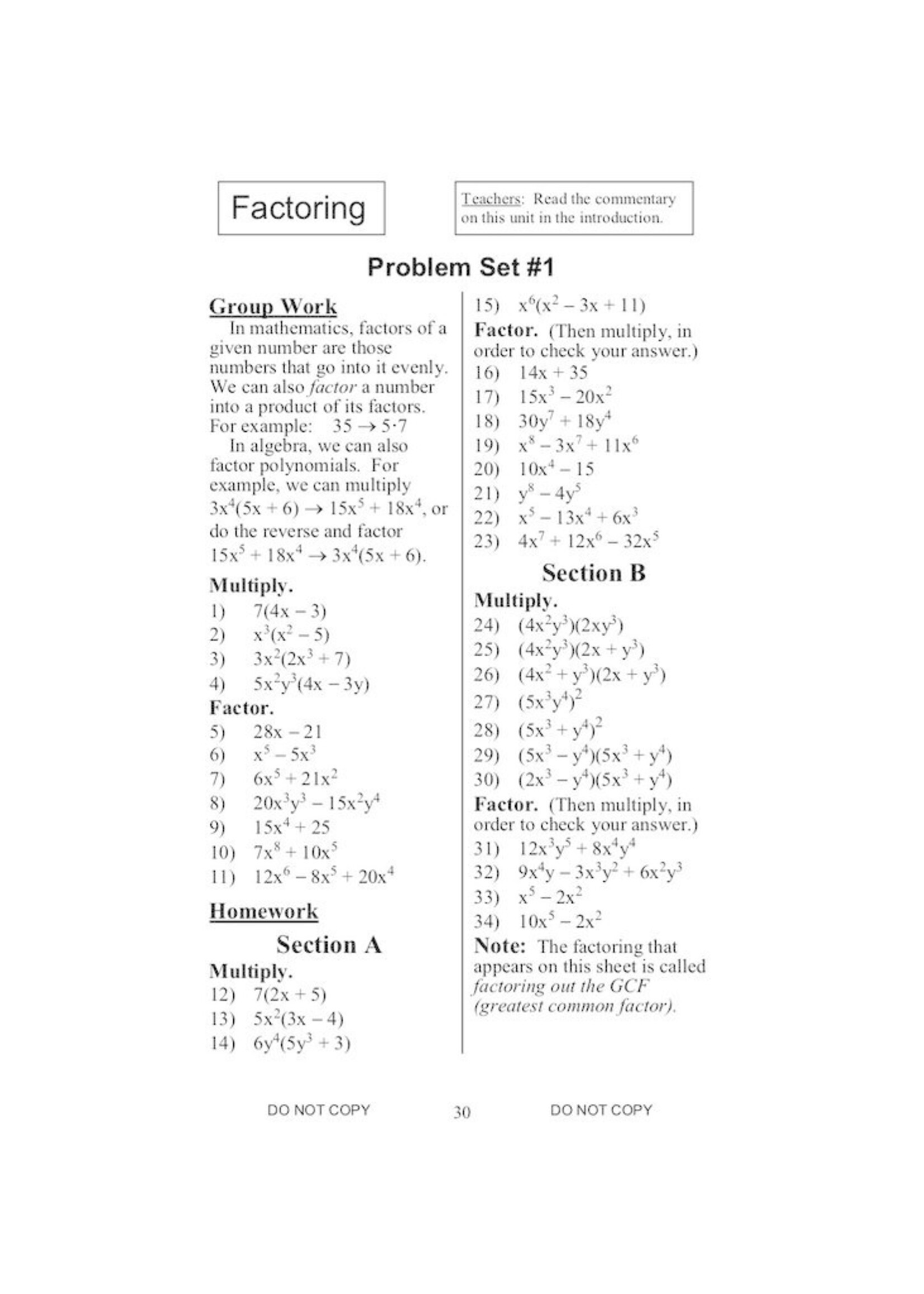 Jamie York Press Making Math Meaningful: A 9th Grade Workbook Teacher's Edition
