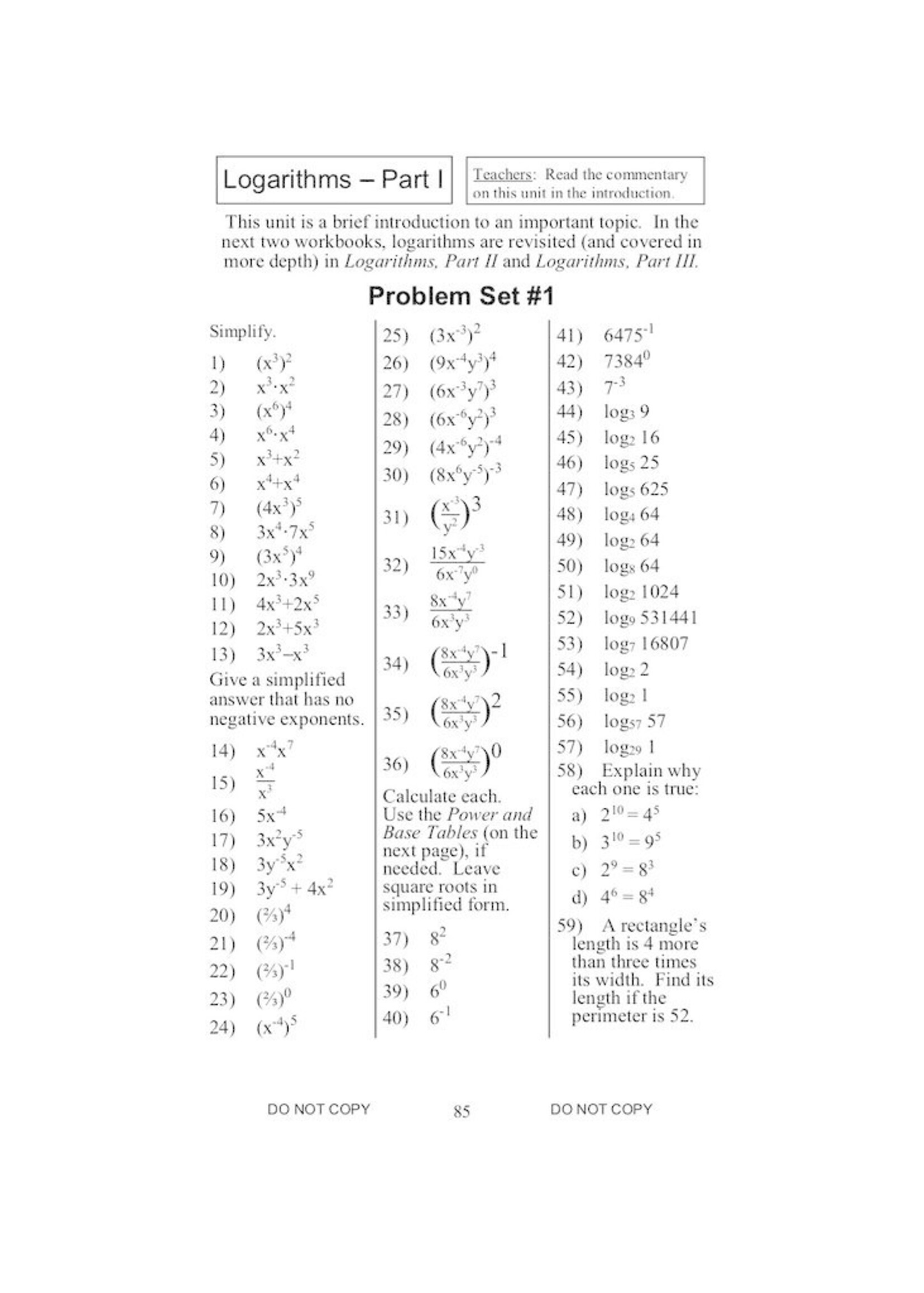 Jamie York Press Making Math Meaningful: A 9th Grade Workbook Teacher's Edition