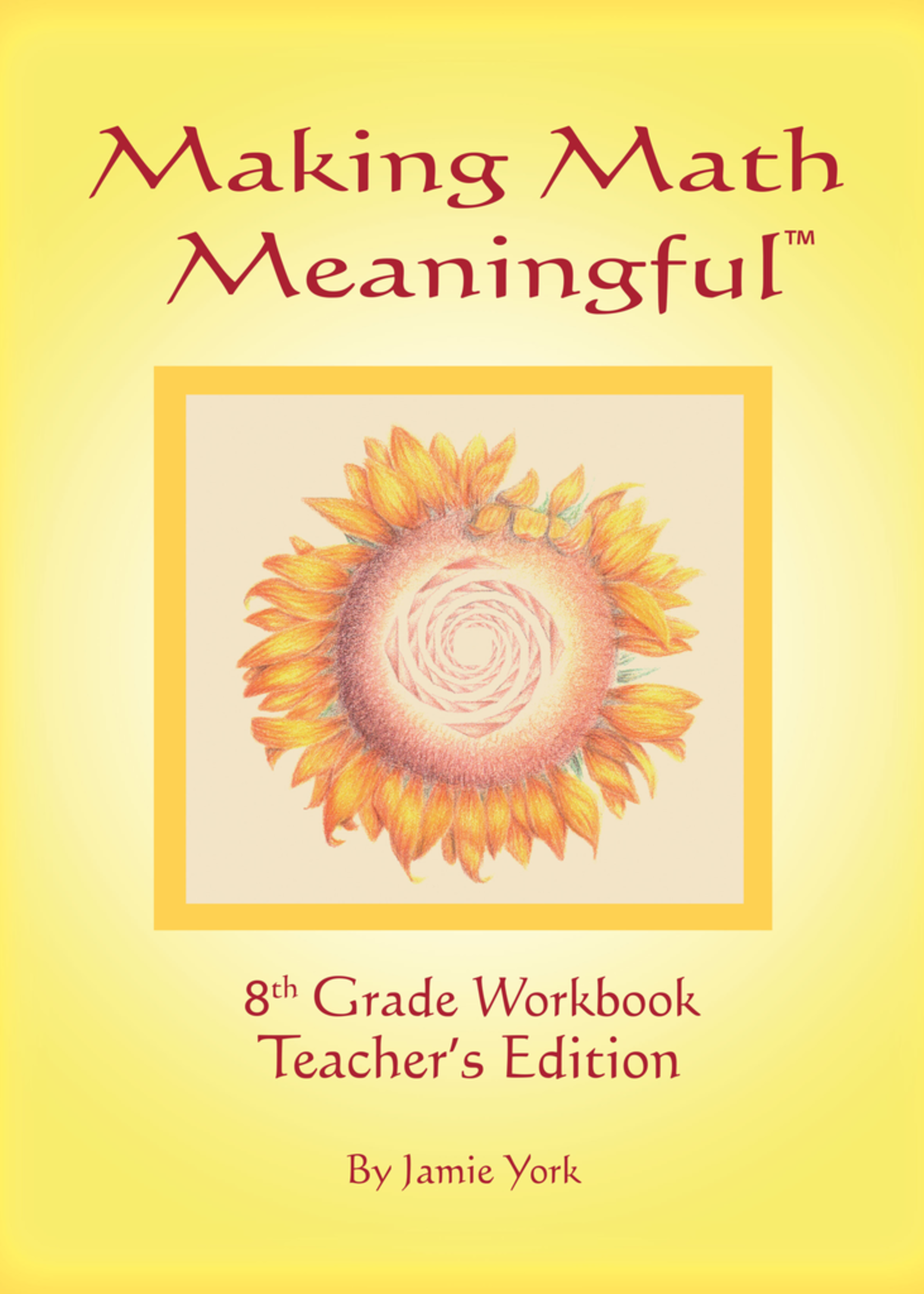 Jamie York Press Making Math Meaningful: An 8th Grade Workbook Teacher's Edition