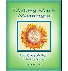 Jamie York Press Making Math Meaningful: A 7th Grade Workbook Teacher's Edition