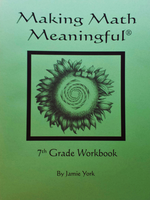 Jamie York Press Making Math Meaningful: A 7th Grade Student's Workbook