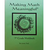 Jamie York Press Making Math Meaningful: A 7th Grade Student's Workbook