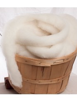 Wool Roving natural white 100 gr