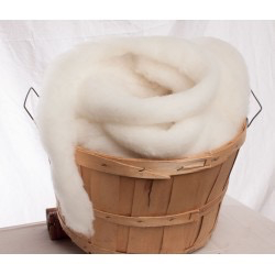 Wool Roving natural white 100 gr