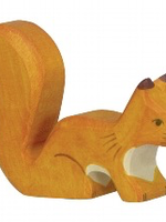 Holztiger Squirrel, standing, orange