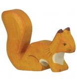Holztiger Squirrel, standing, orange