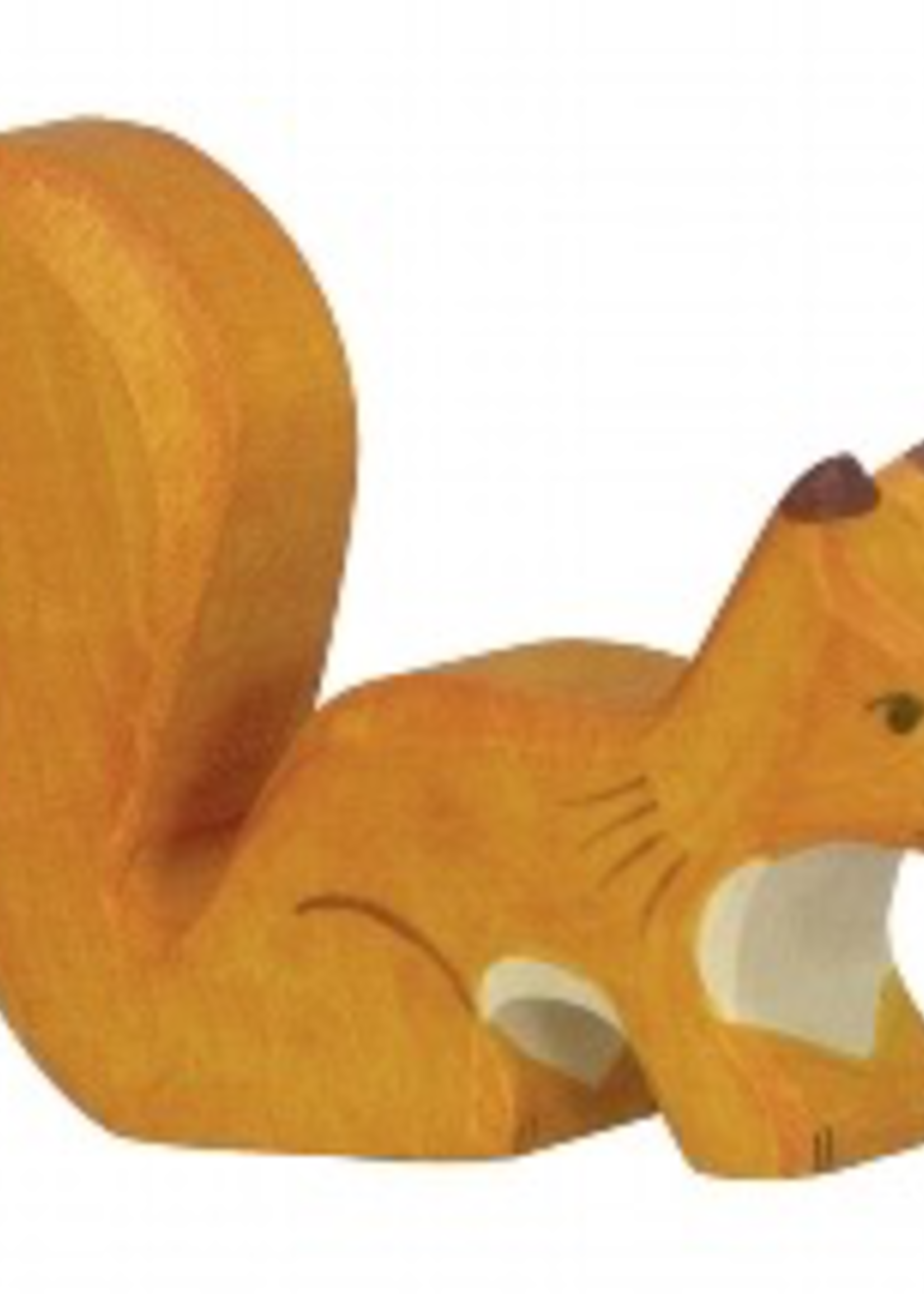 Holztiger Squirrel, standing, orange