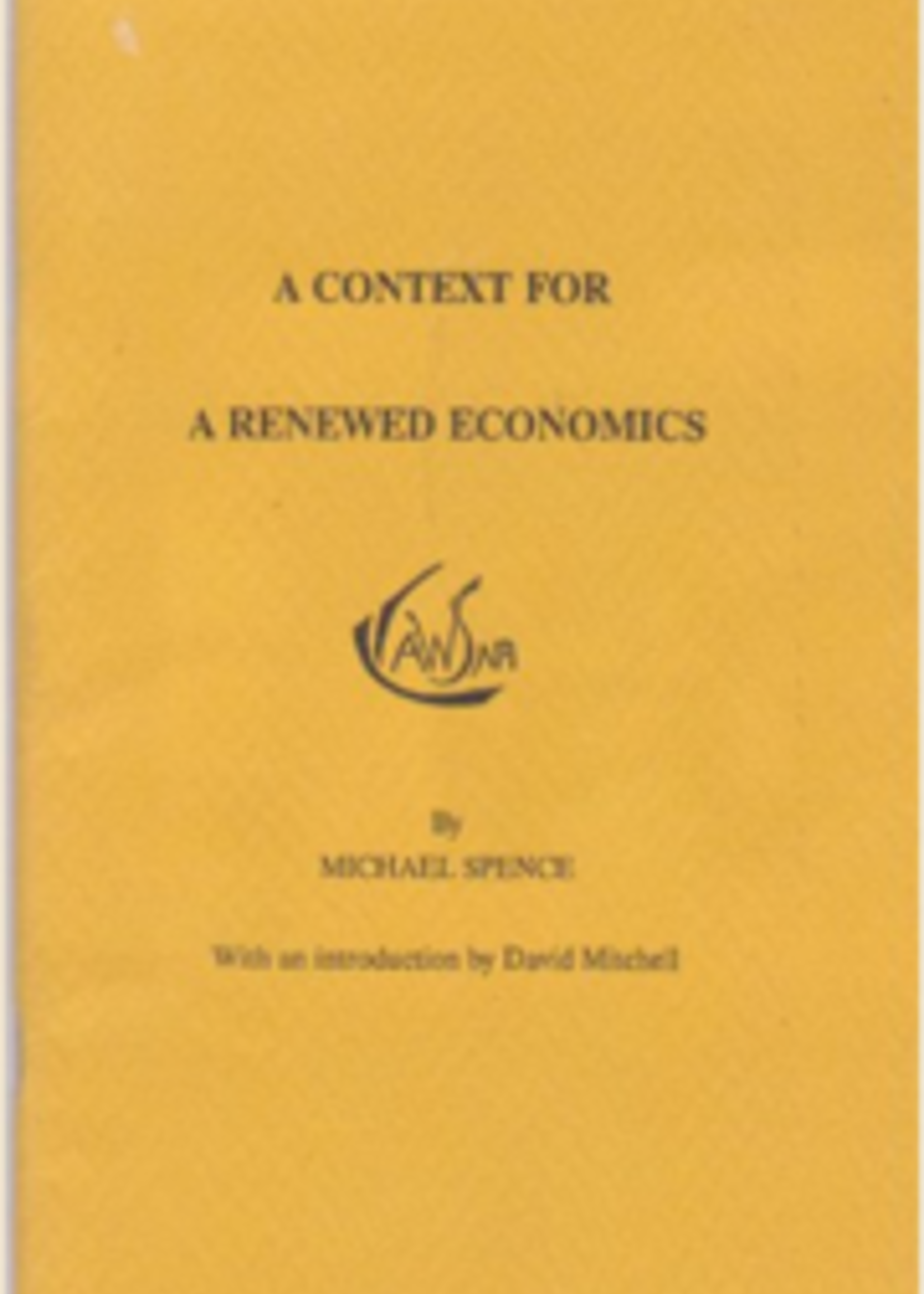 Waldorf Publications A Context for a Renewed Economics