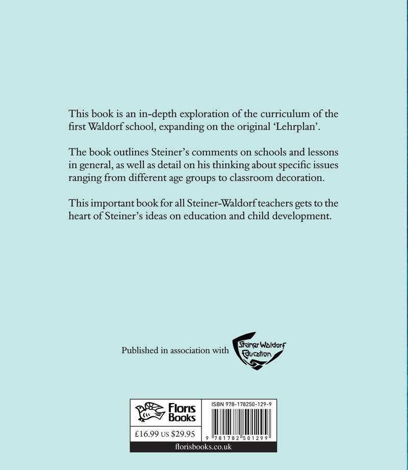 Floris Books Rudolf Steiner's Curriculum For Steiner-Waldorf Schools