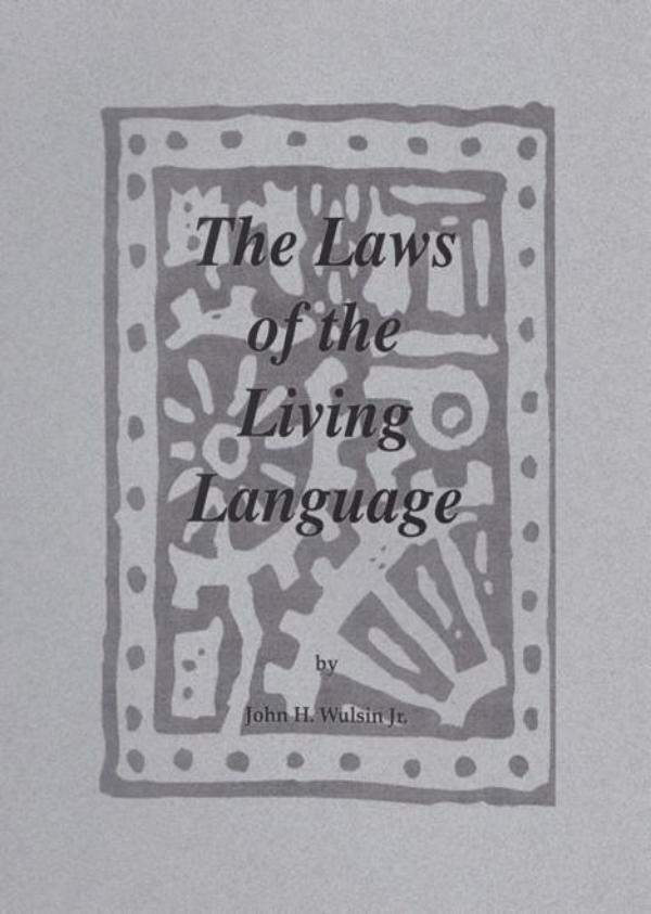 Waldorf Publications The Laws of the Living Language
