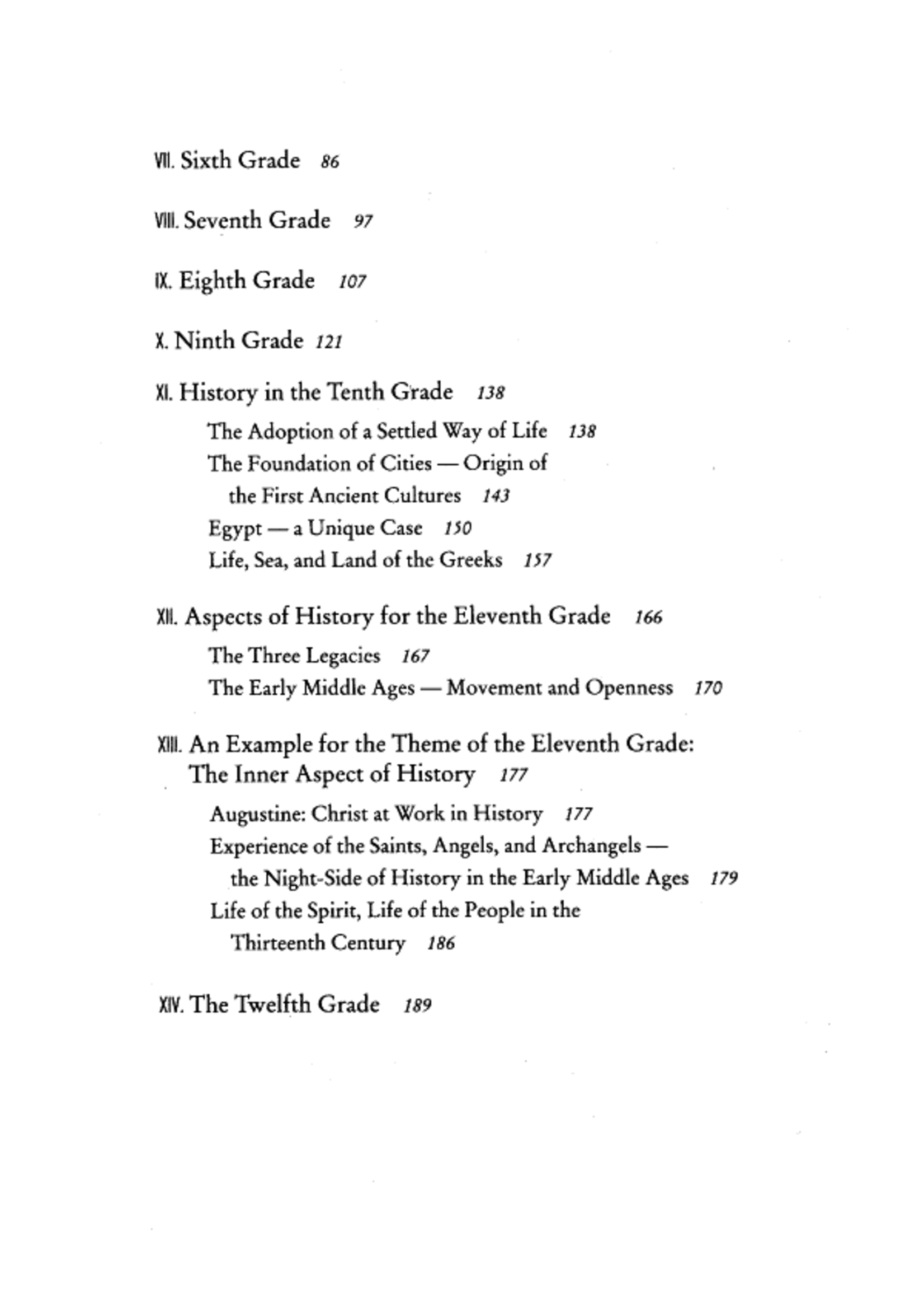 Waldorf Publications Teaching History: Suggested Themes of the Curriculum in Waldorf Schools