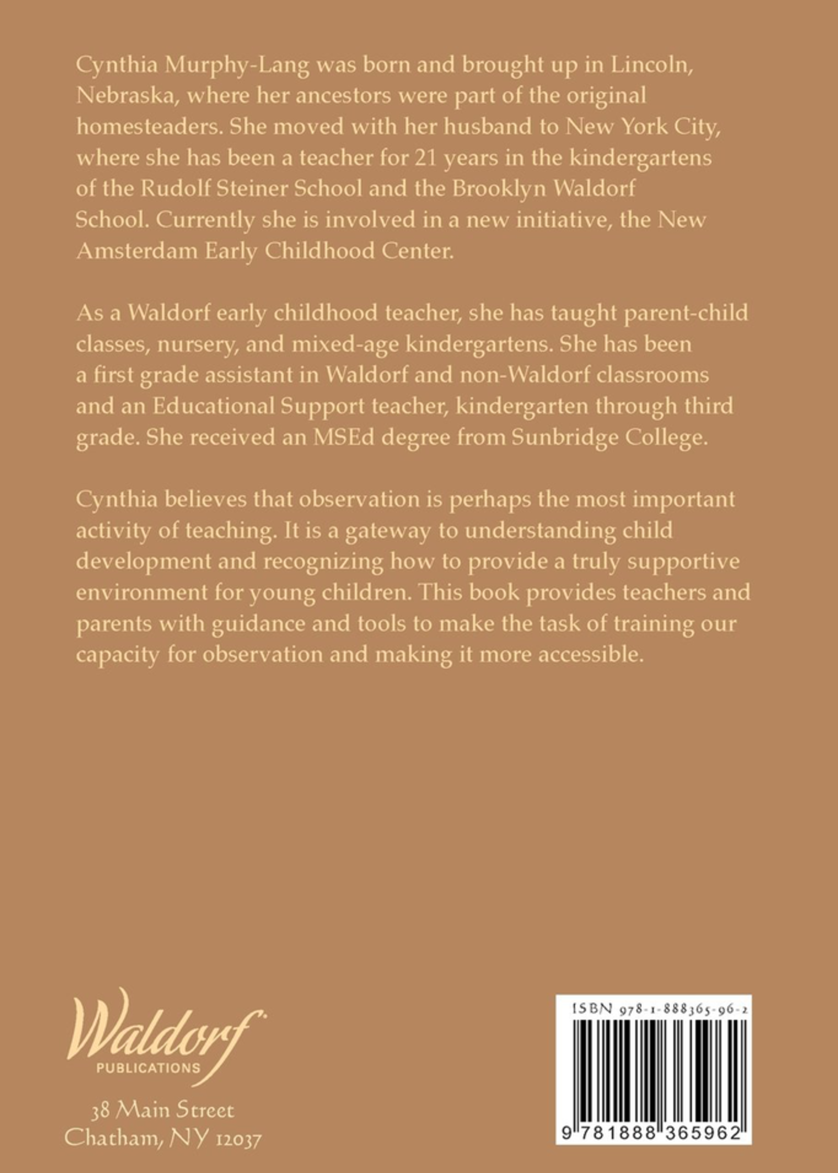 Waldorf Publications Developing the Observing Eye