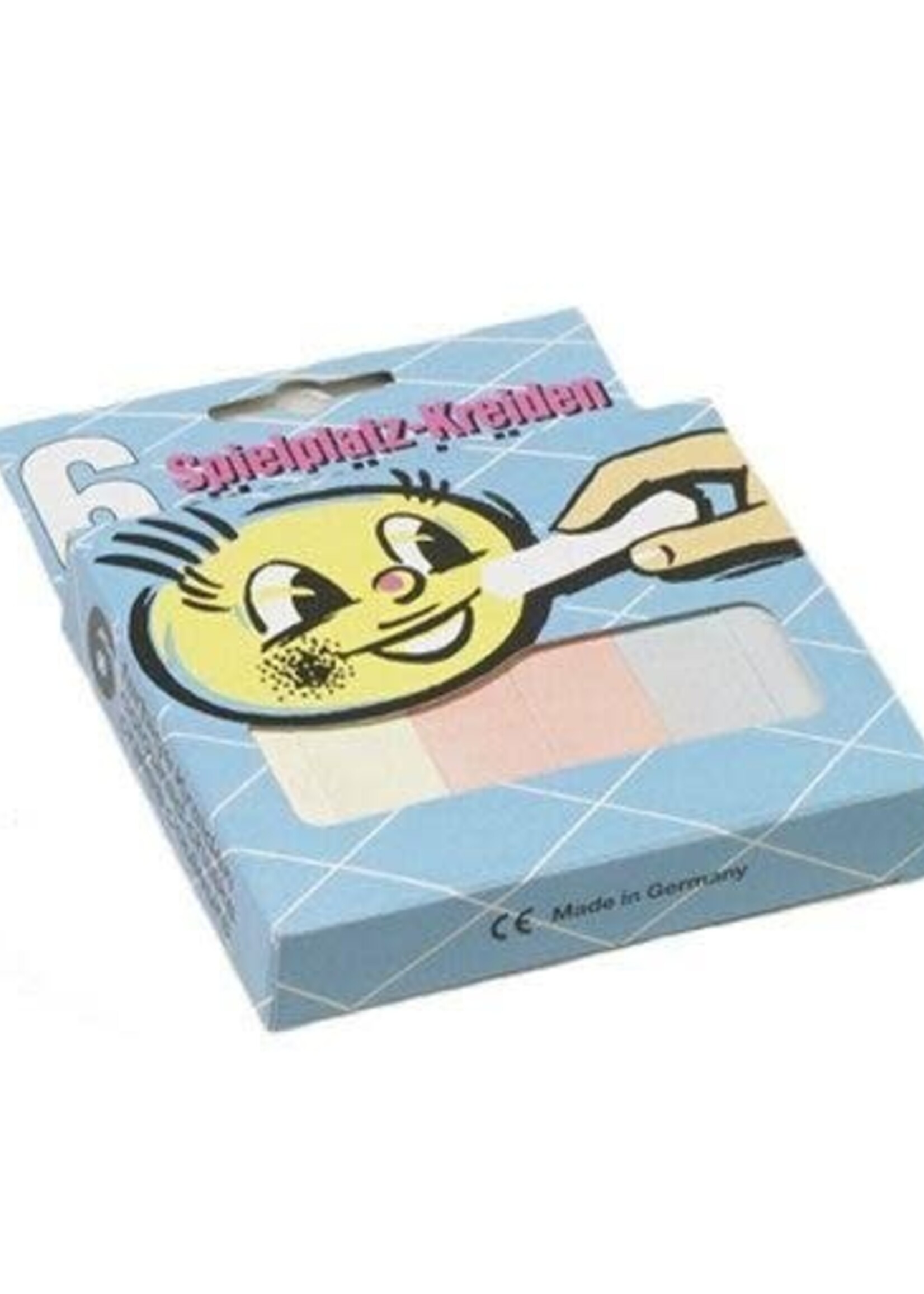 Mercurius Sidewalk Chalk for Line Drawer 6 Pieces