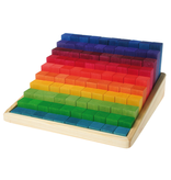 Grimm's Stepped Counting Blocks, 100 Pcs. 2 Cm Thick