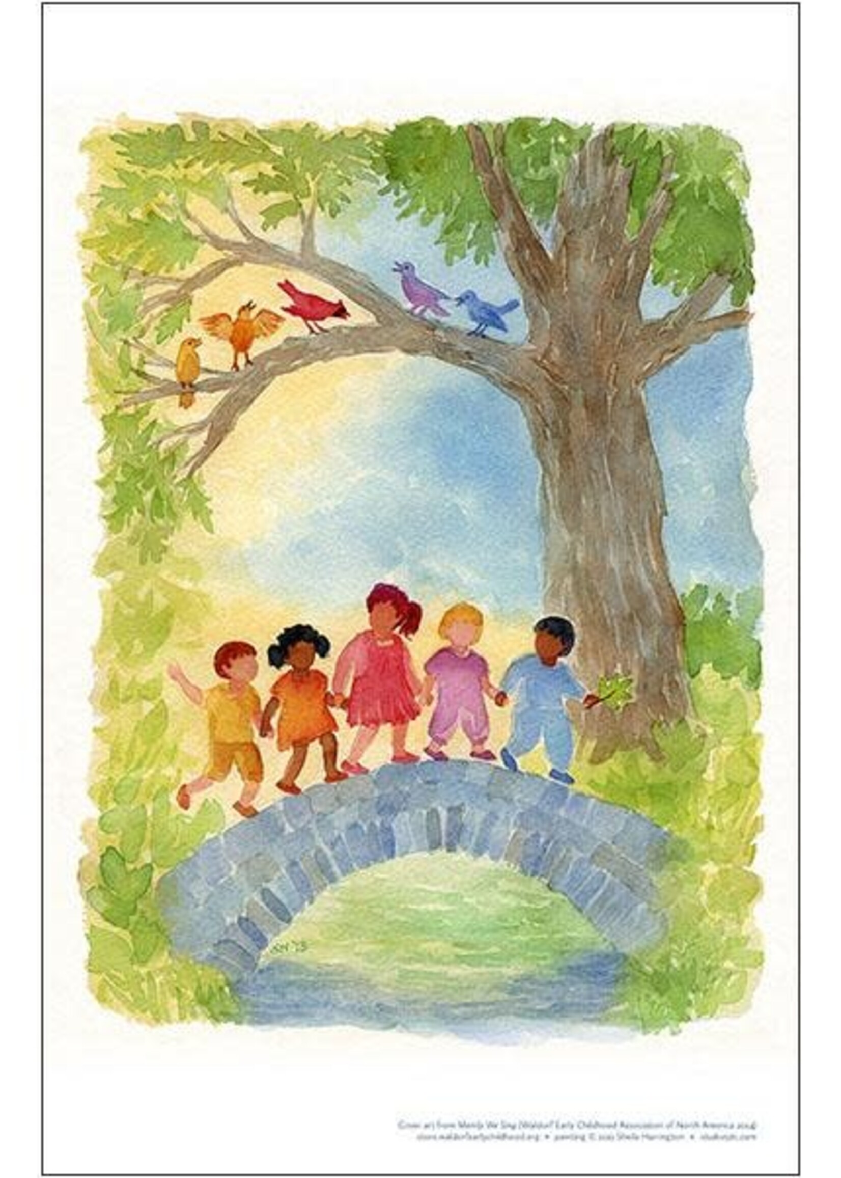WECAN Press Poster - Cover Art from Merrily We Sing