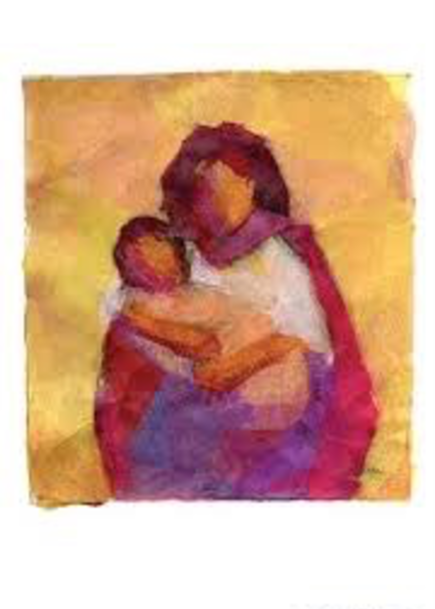 WECAN Press Poster - Mother and Child Art Print