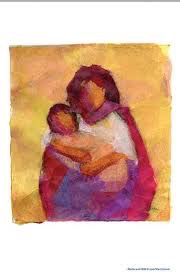 WECAN Press Poster - Mother and Child Art Print