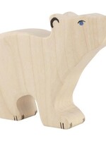 Holztiger Polar bear, small, head raised