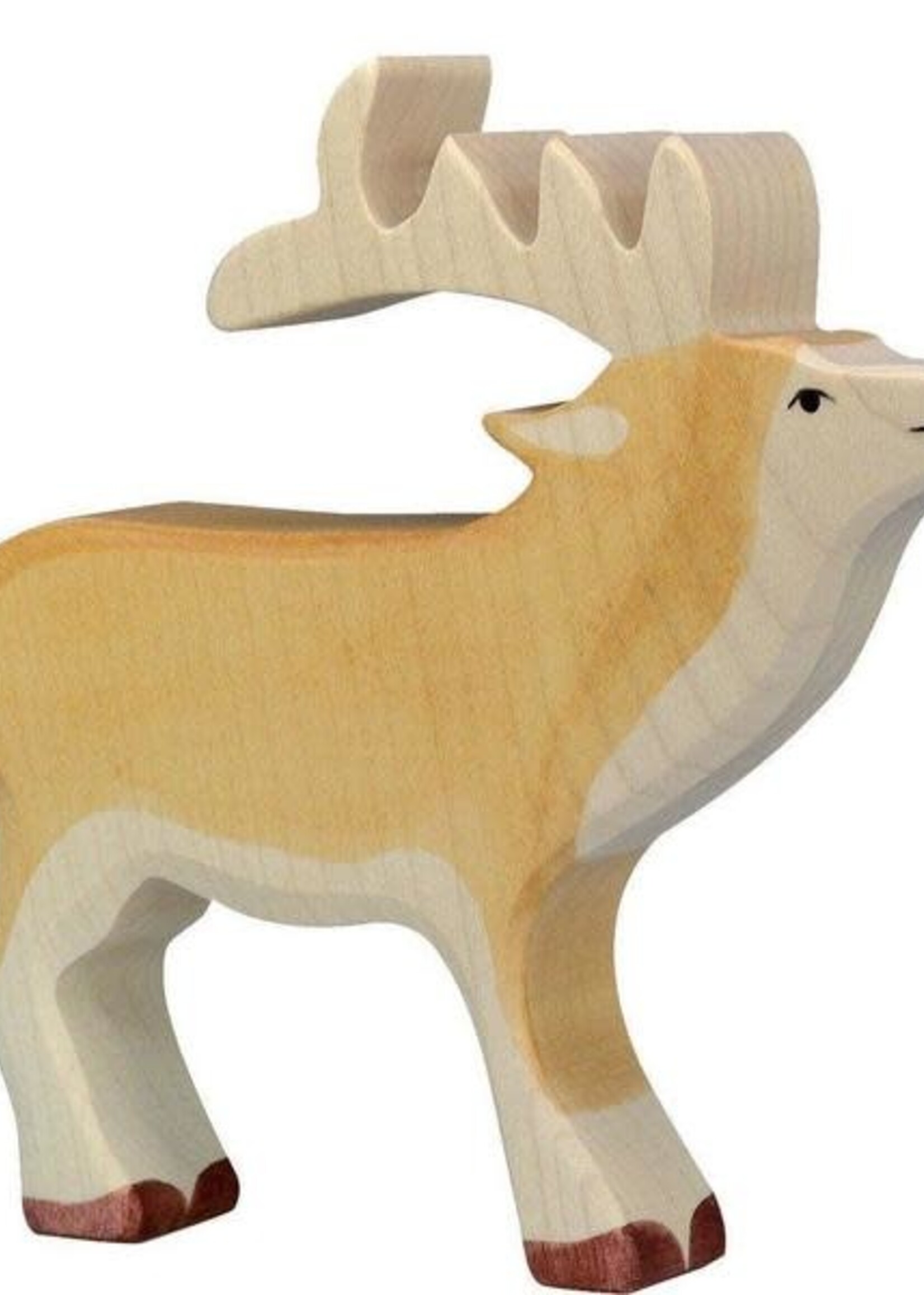 Holztiger Stag
