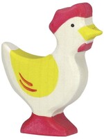 Holztiger Hen, standing