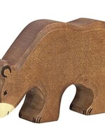 Holztiger Brown bear, feeding