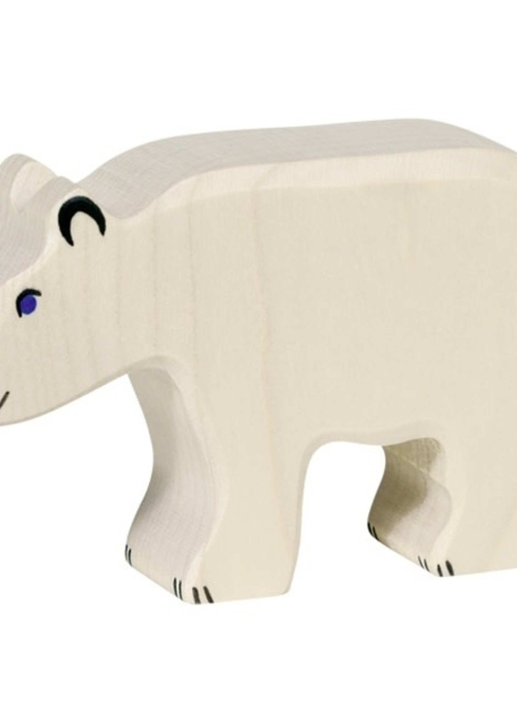 Holztiger Polar bear, feeding