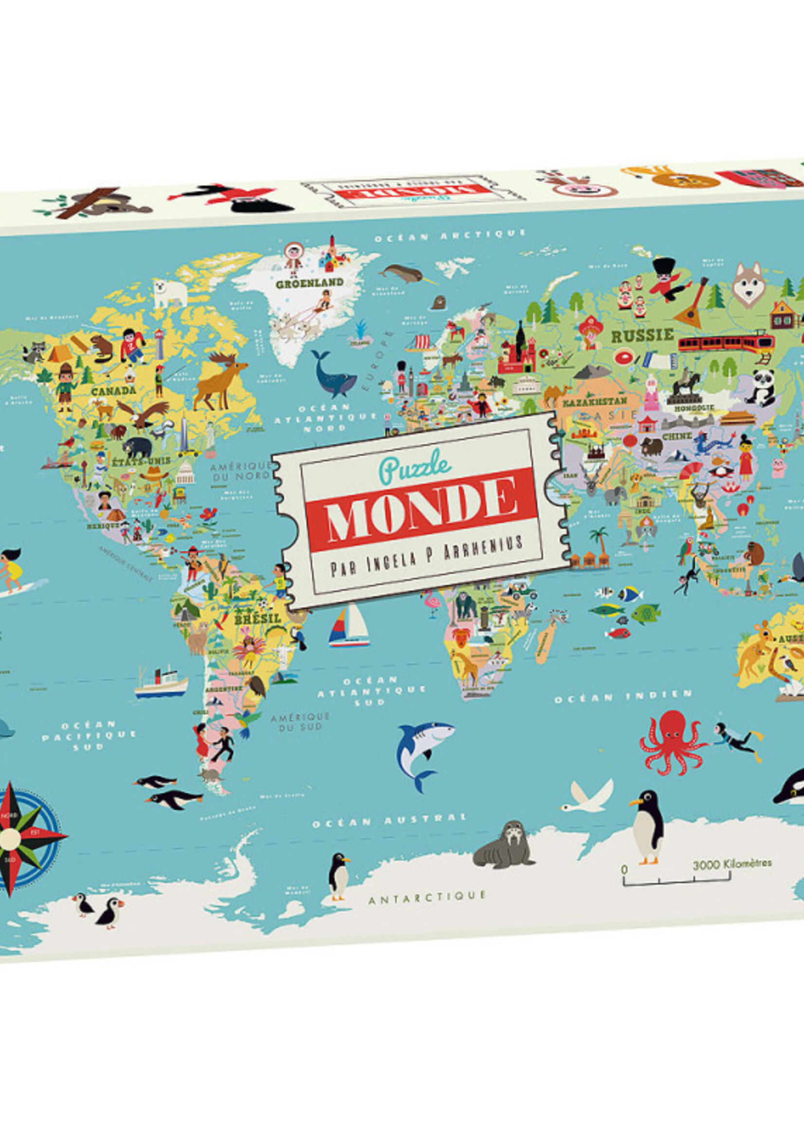 Vilac World Puzzle 500 pcs