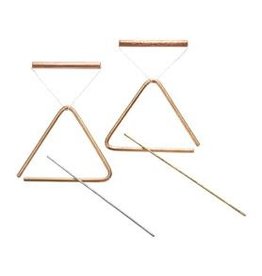 Choroi Choroi Triangular Set Bronze - small with beater  & handle