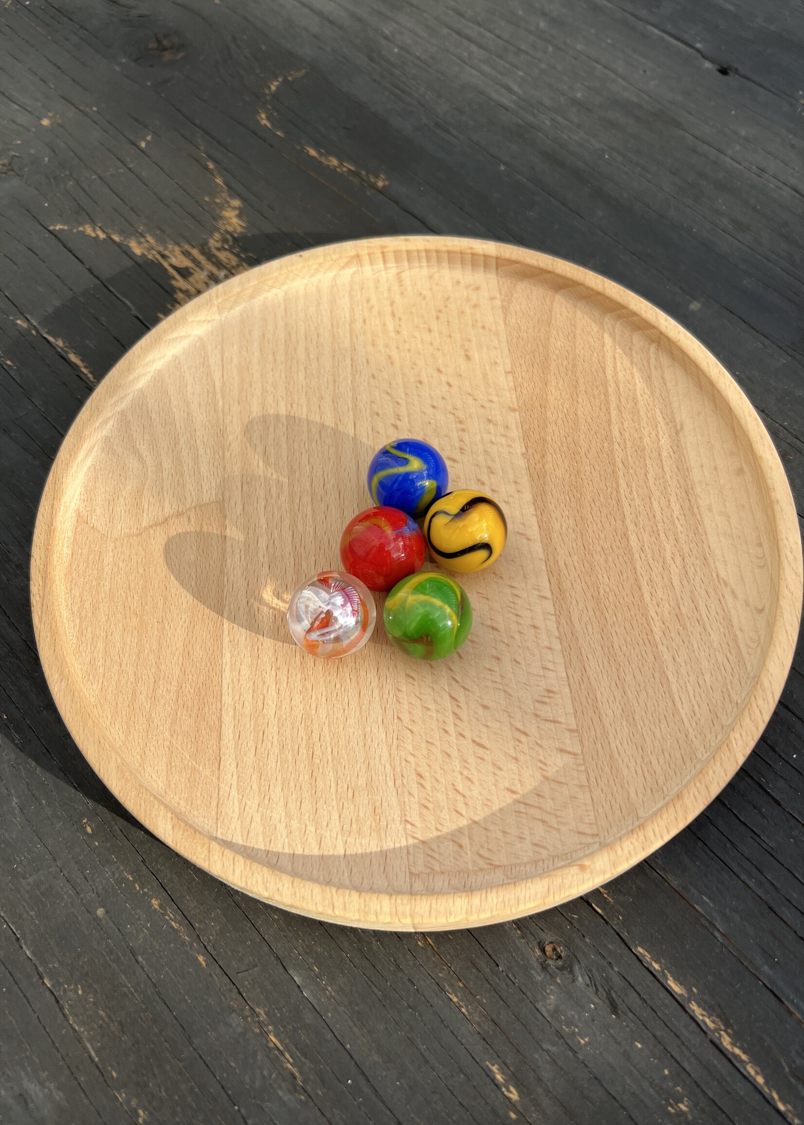 Family Pastimes Co-op Marble Games Manual with Marbles