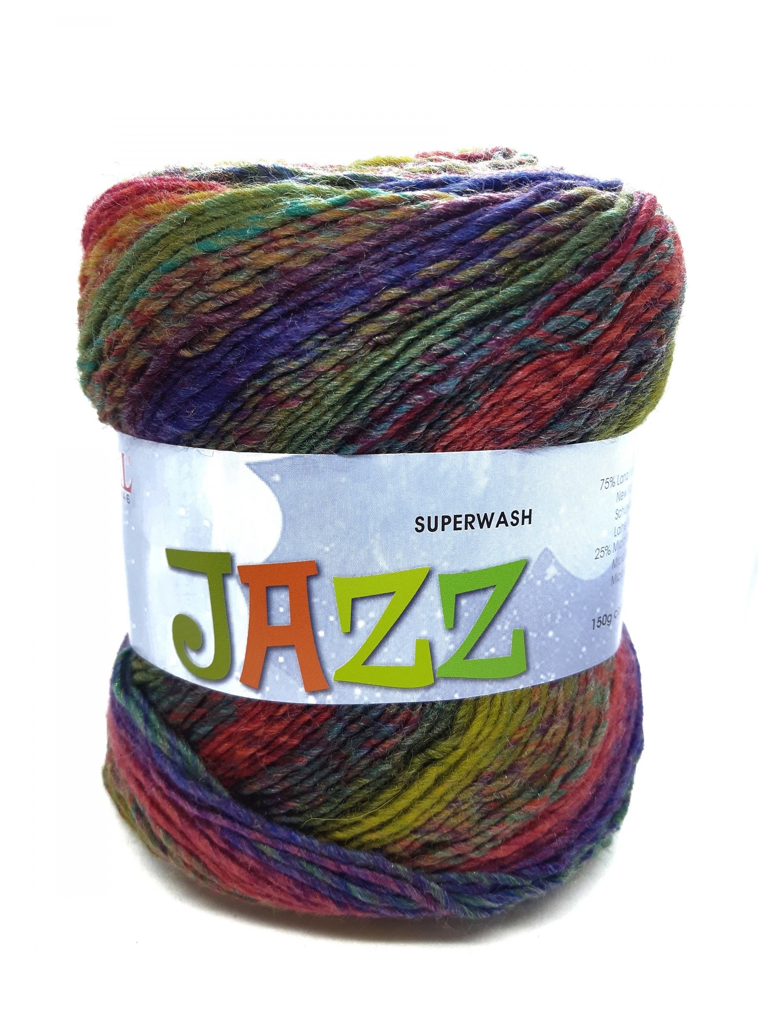 Mondial Mondial Jazz - 75% New Wool Schurwolle, 25%Microfiber PC