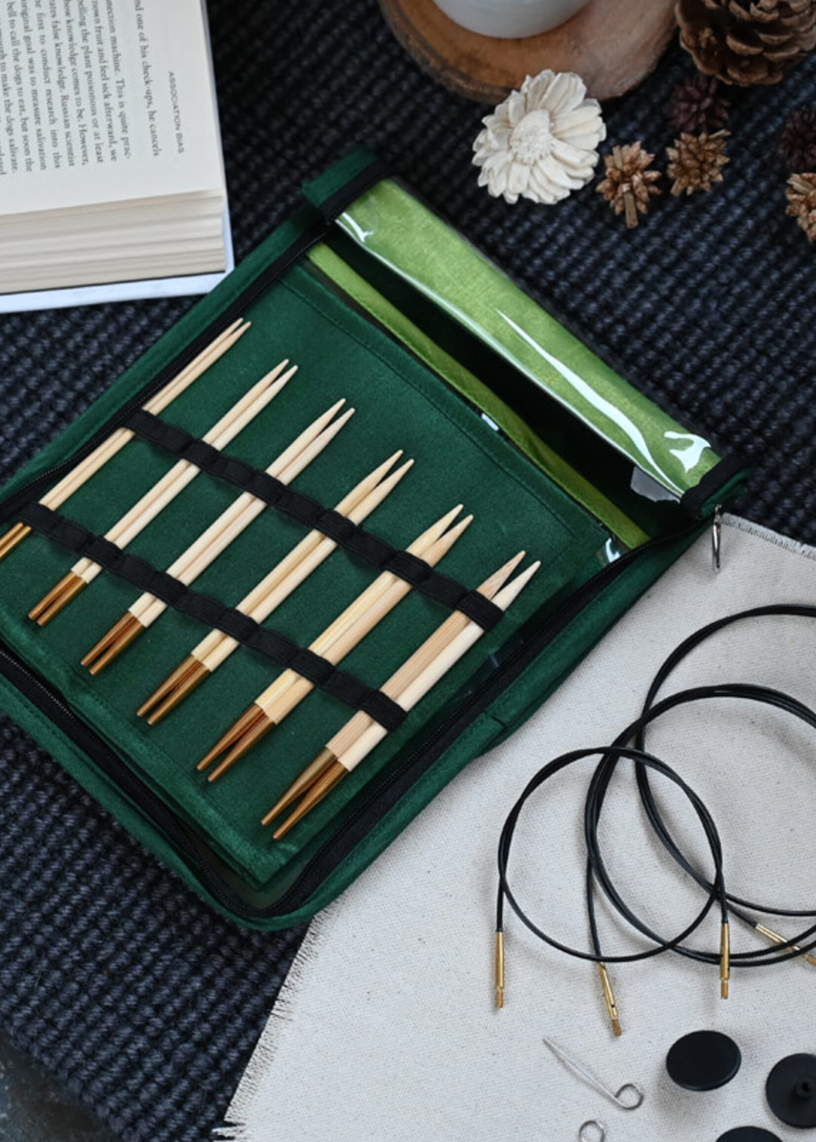 Knitter's Pride Knitter’s Pride Interchangeable Needle Sets: Deluxe Set of 10 - 3.0-5.5mm (US size2.5-11)