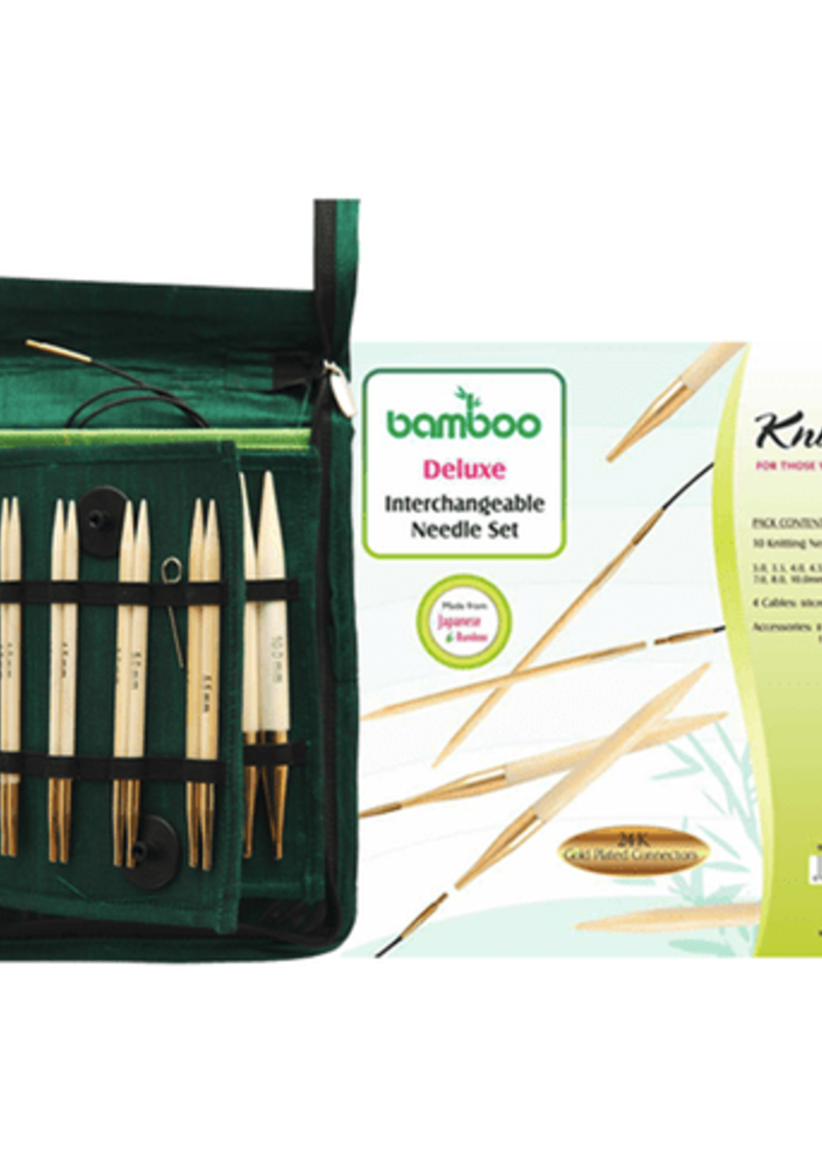 Knitter's Pride Knitter’s Pride Interchangeable Needle Sets: Deluxe Set of 10 - 3.0-5.5mm (US size2.5-11)