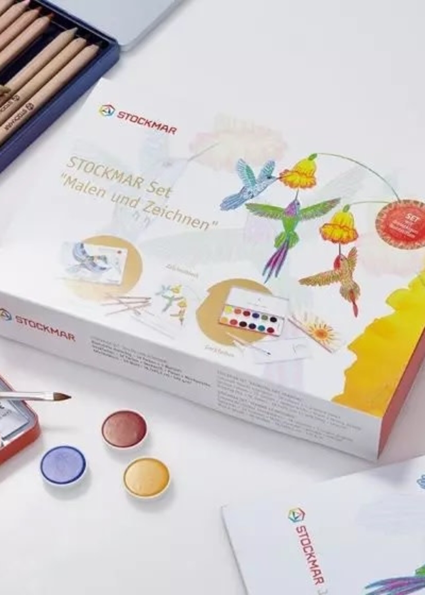 Stockmar Stockmar Set Painting and Drawing Triangular Pencils