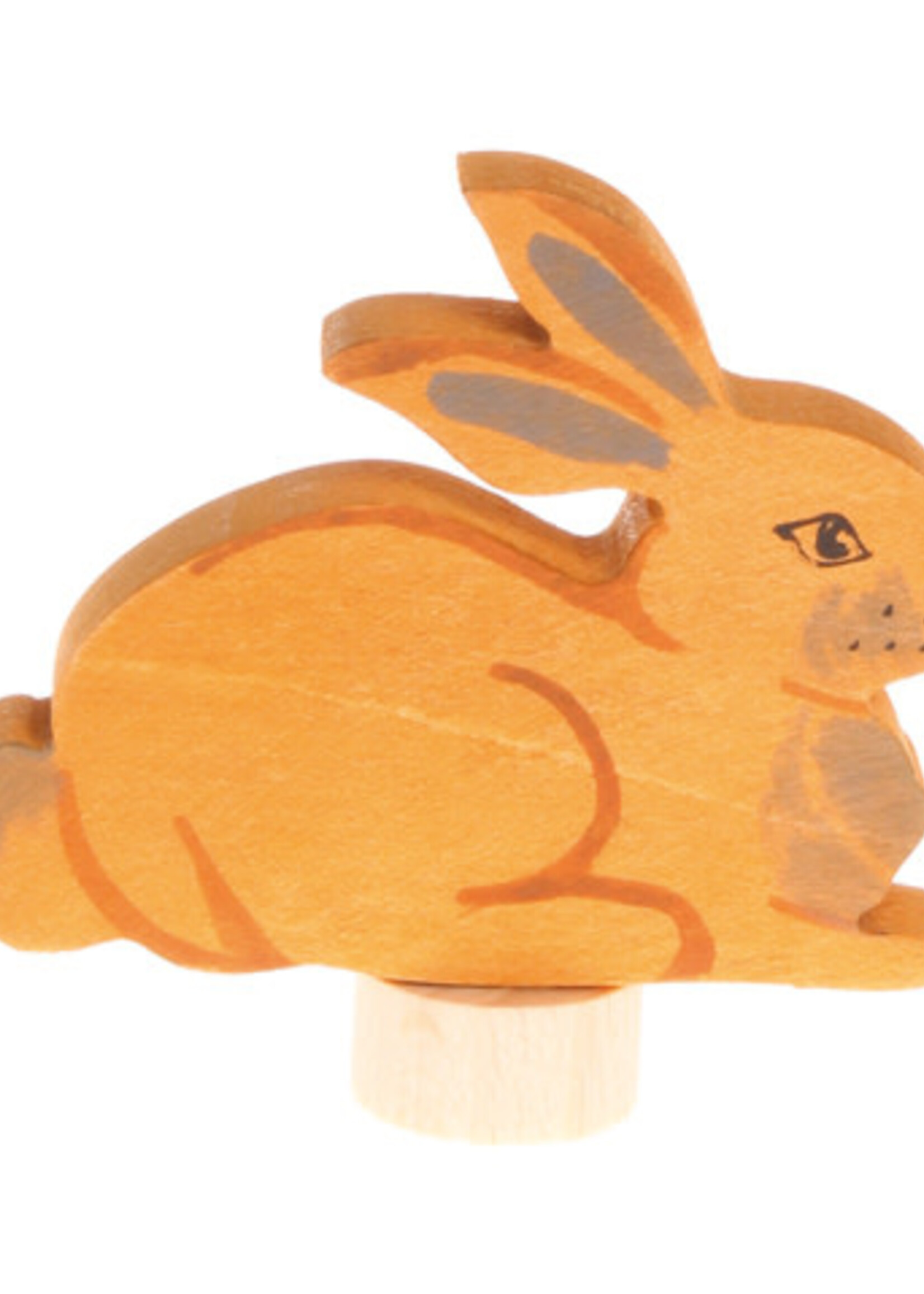Grimm's Handcoloured Deco Sitting Rabbit Small - Grimm's