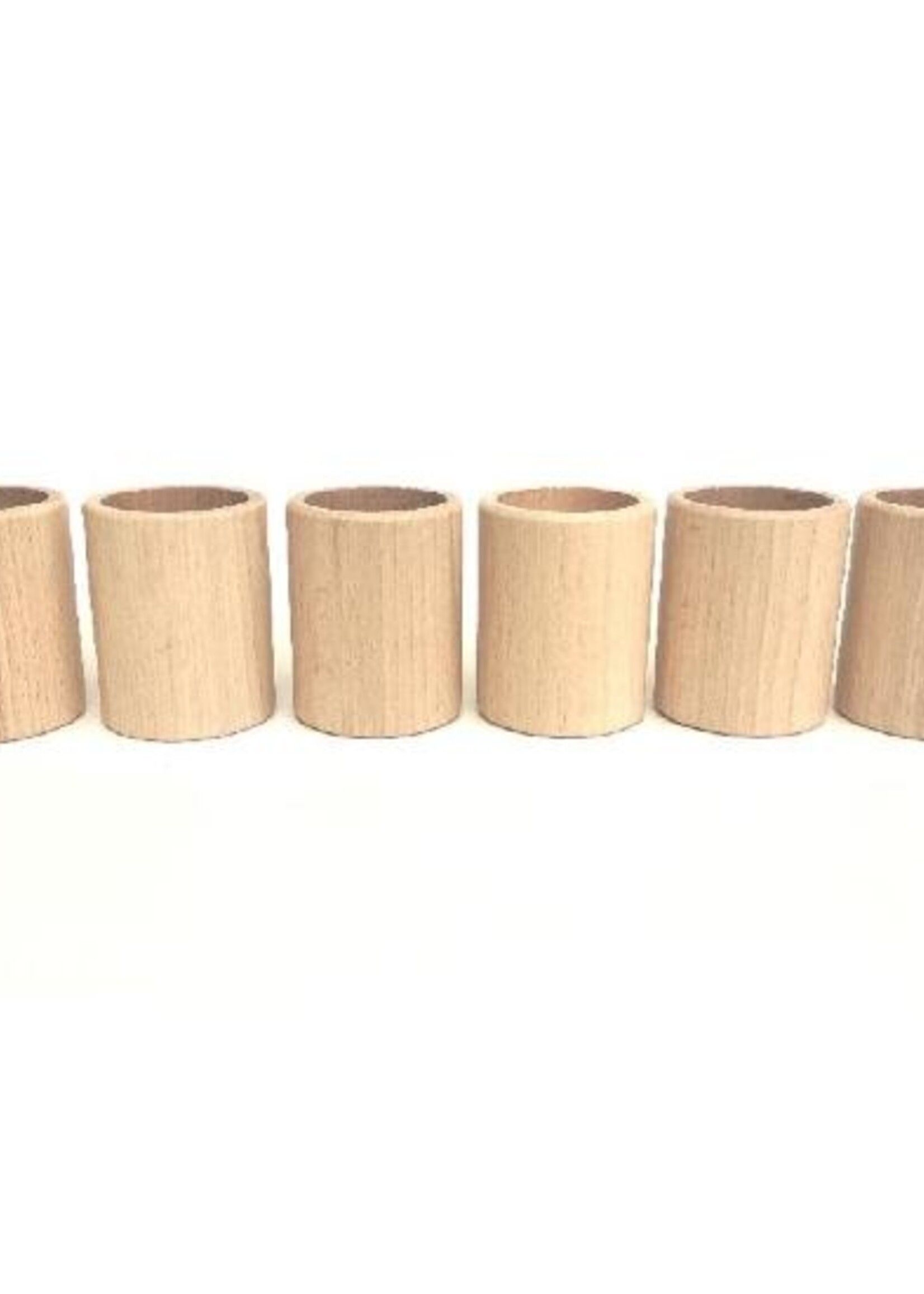 Grapat Wood Natural Cups 6 pcs – Grapat