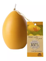 Dipam Egg Candle 65 mm x 45 mm Beeswax