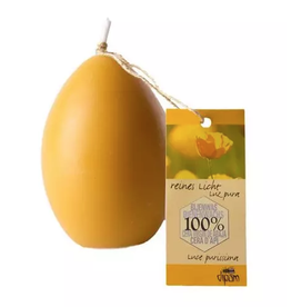 Dipam Egg Candle 65 mm x 45 mm Beeswax