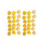 Grapat Wood Mandala Honeycombs 36 pcs (Yellows)