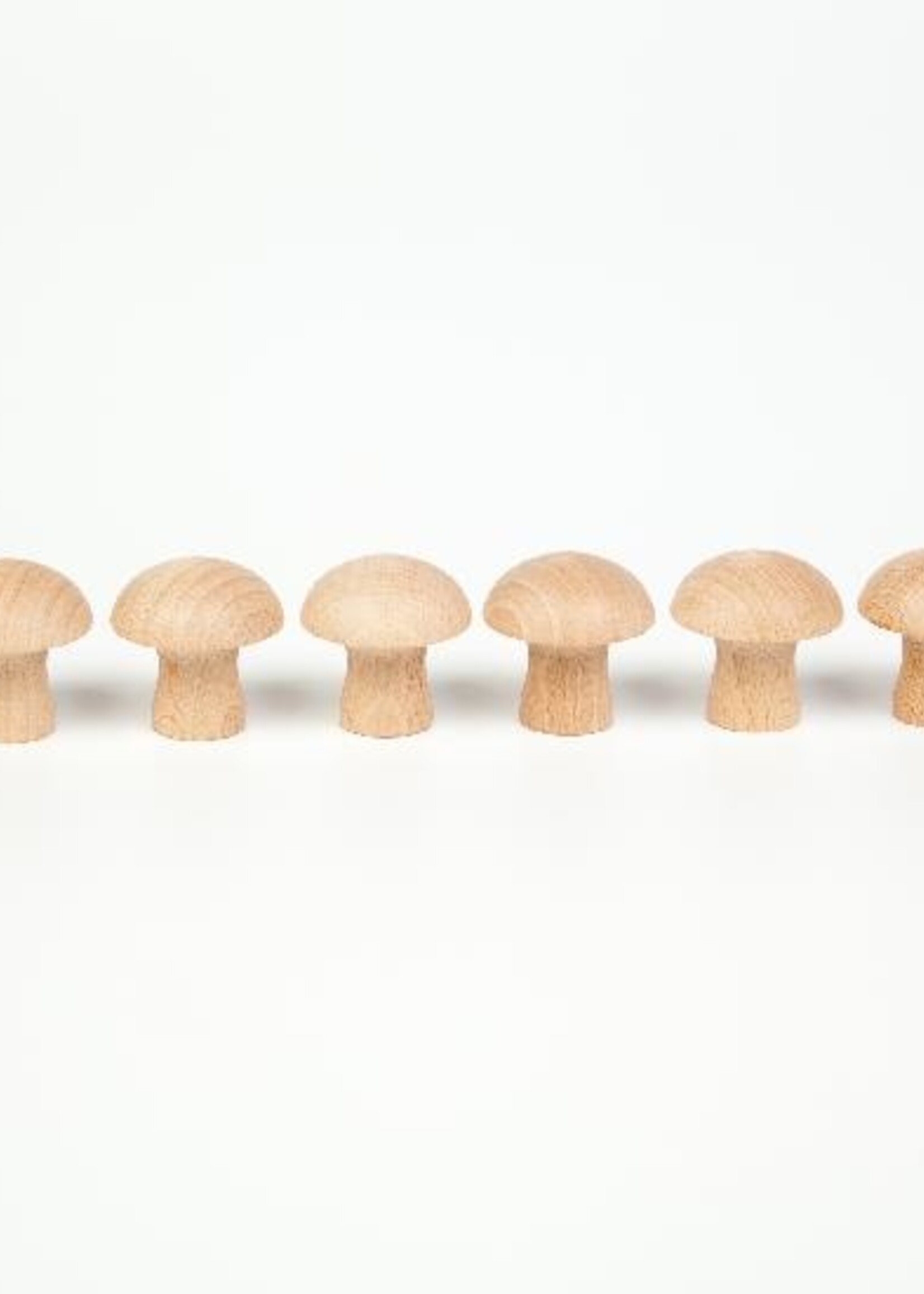 Grapat Grapat Wood Natural Mushrooms 6pcs
