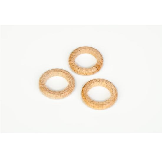 Grapat Grapat Wood Natural Rings 3 pcs