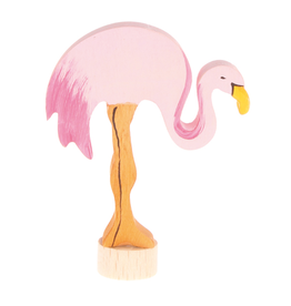Grimm's Handcoloured Deco Flamingo
