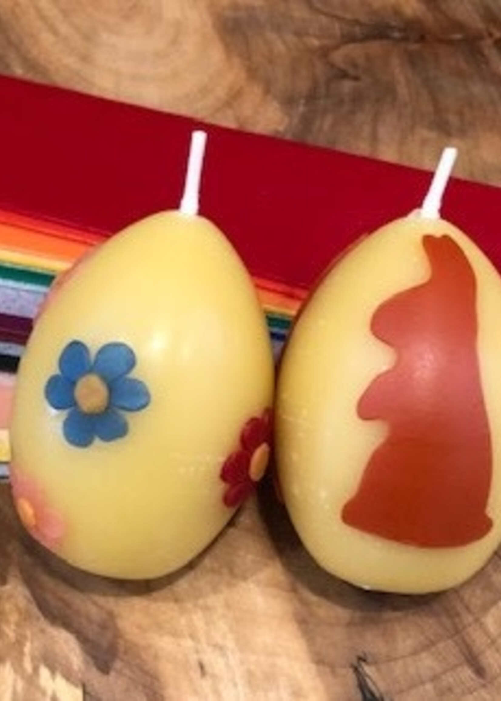 Dipam Egg Candle 65 mm x 45 mm Beeswax