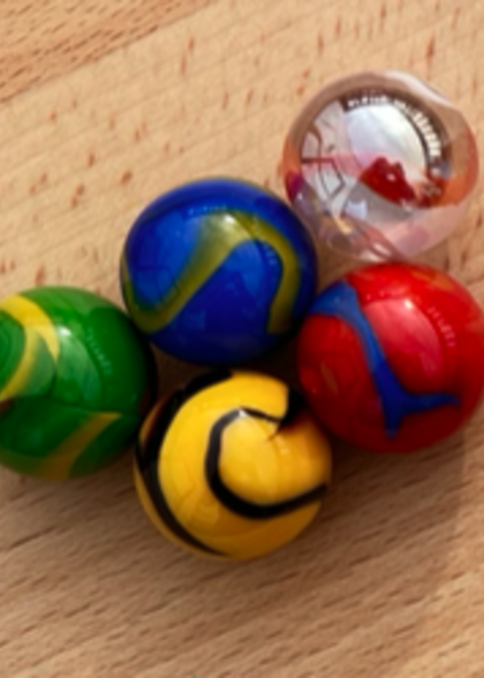 Family Pastimes Co-op Marble Games Manual with Marbles