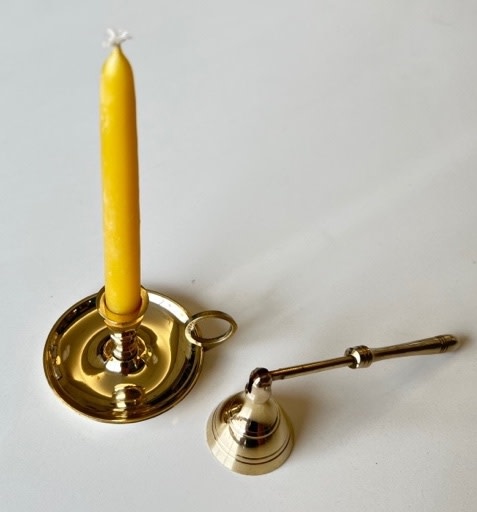 Mini Brass Chamberstick