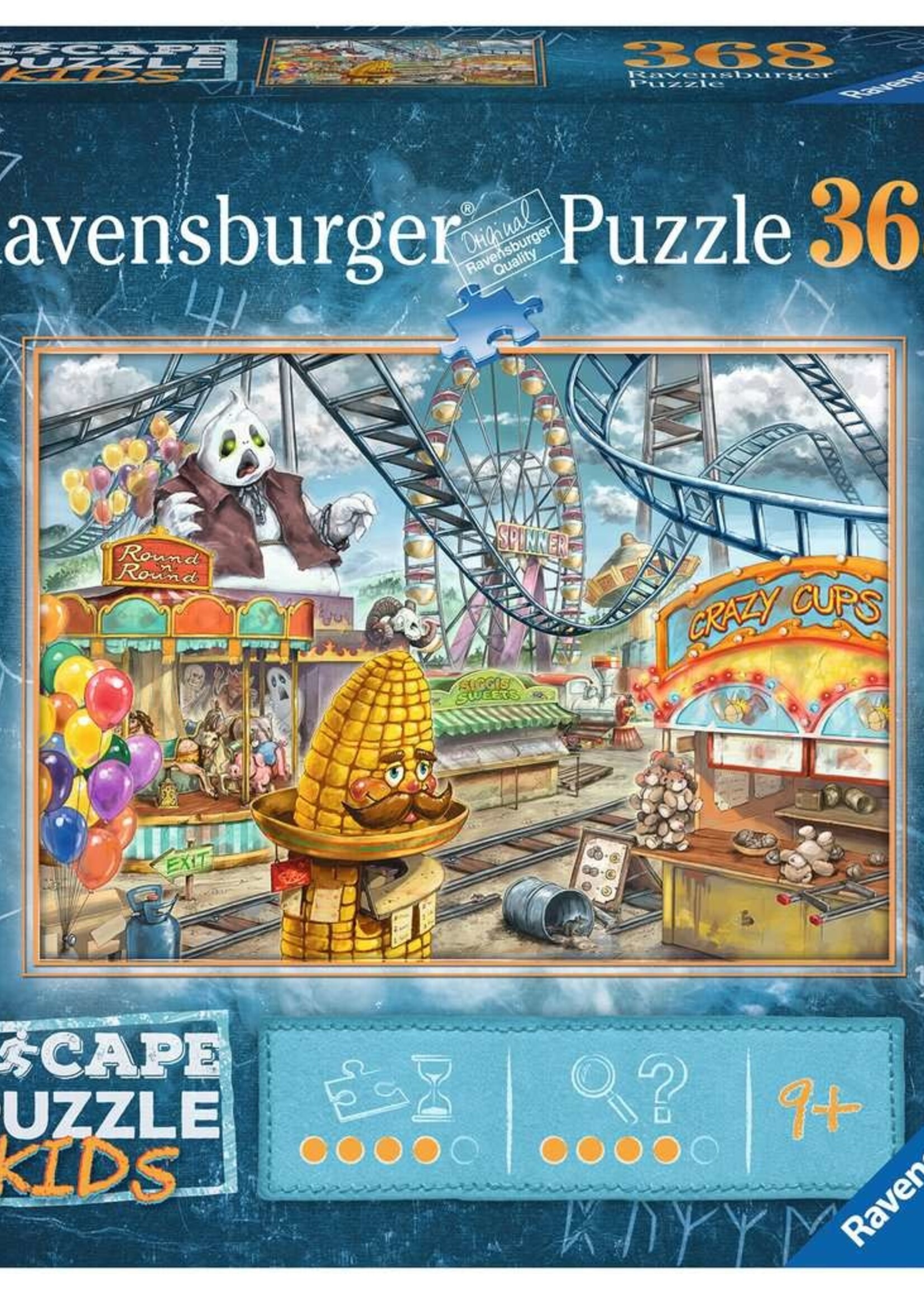 Ravensburger Amusement Park Plight Escape 368 pc Puzzle