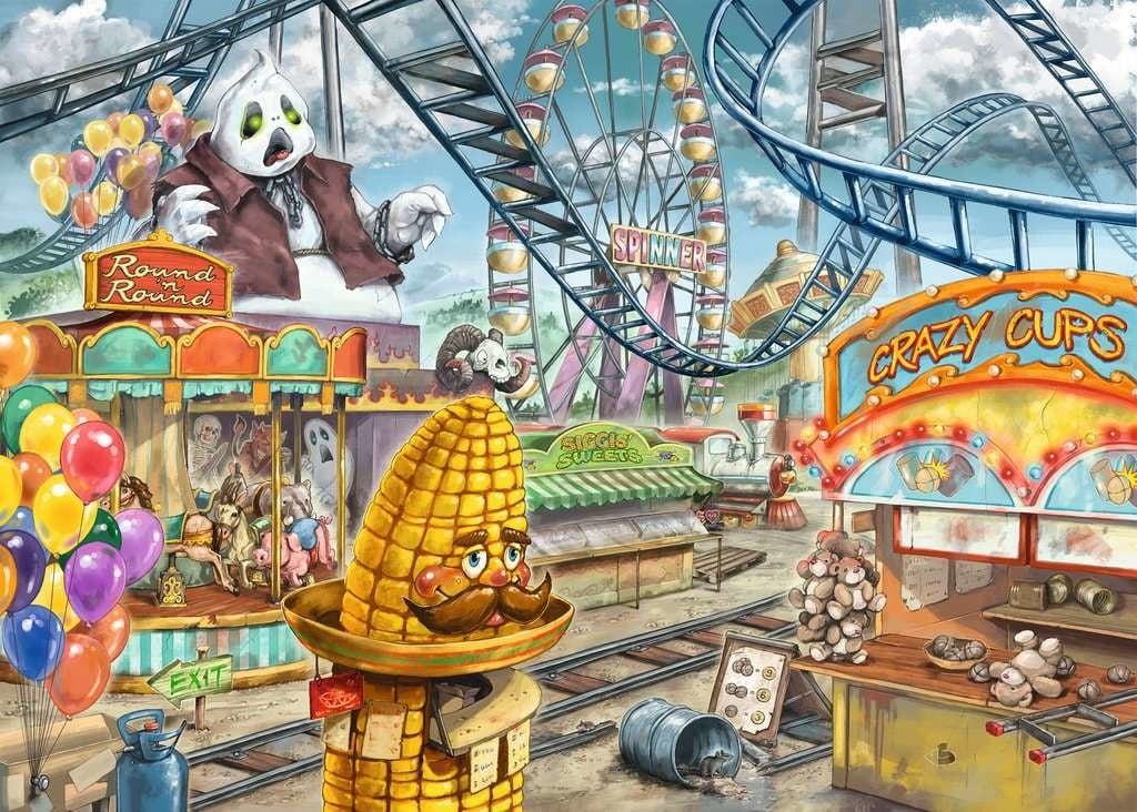 Ravensburger Amusement Park Plight Escape 368 pc Puzzle