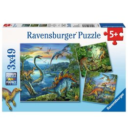 Ravensburger Puzzle Dinosaur Fascination 3x49pc