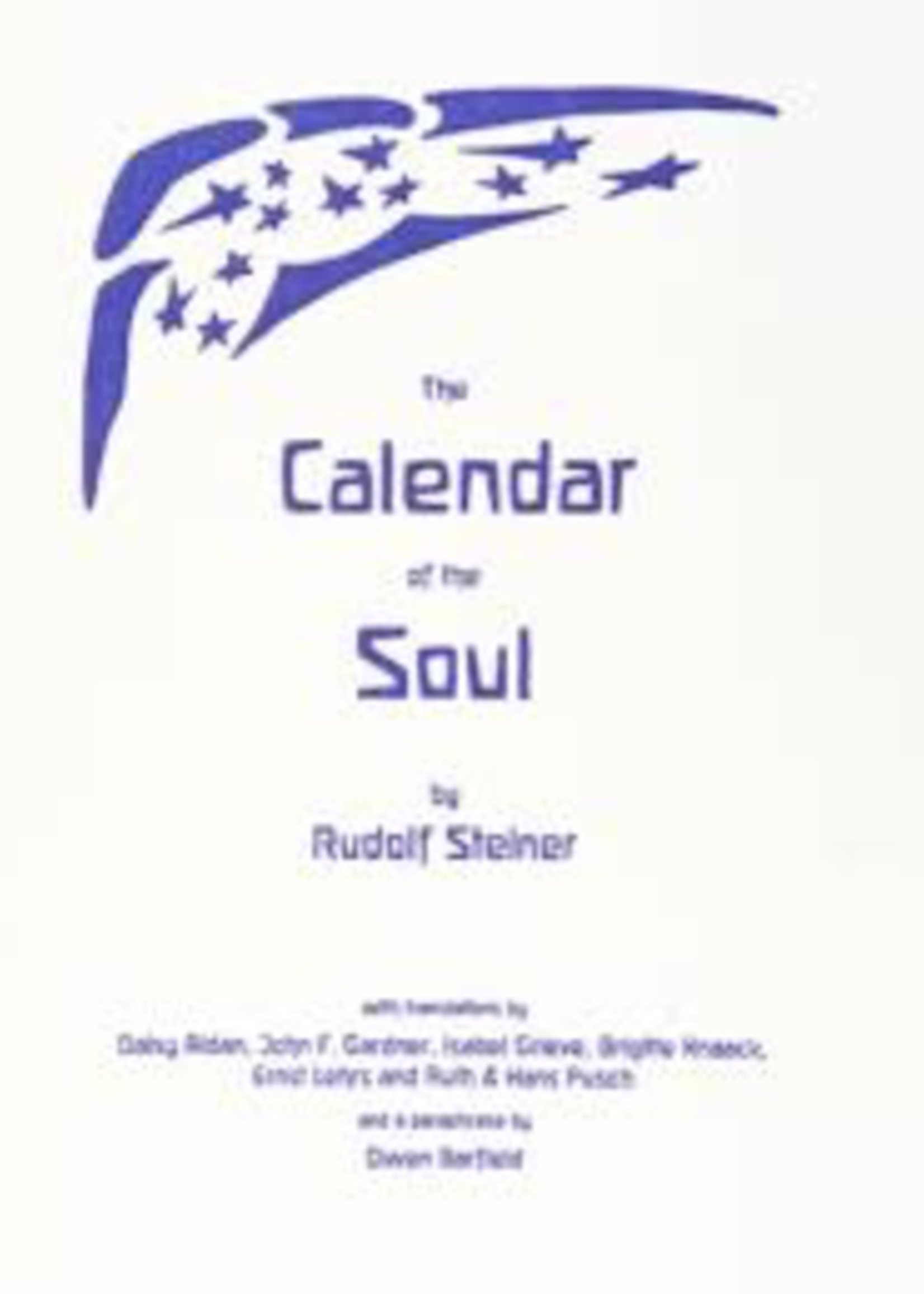 Mercury Press The Calendar of the Soul