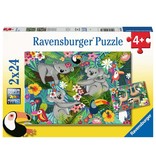 Ravensburger Koalas and Sloths 2 x 24 pc Puzzle