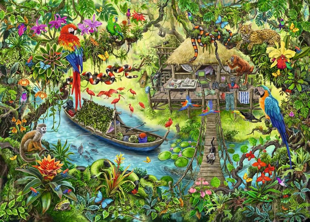 Ravensburger Jungle Journey Escape 368 pc Puzzle